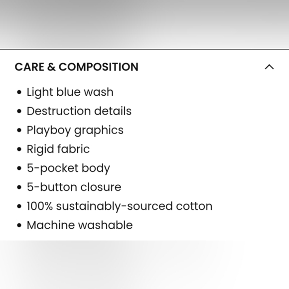 Playboy By PacSun Eco Super Distressed High Waisted Baggy Jeans size 24 - Picture 7 of 14